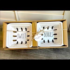 Rae Dunn sweet berries fruit basket set